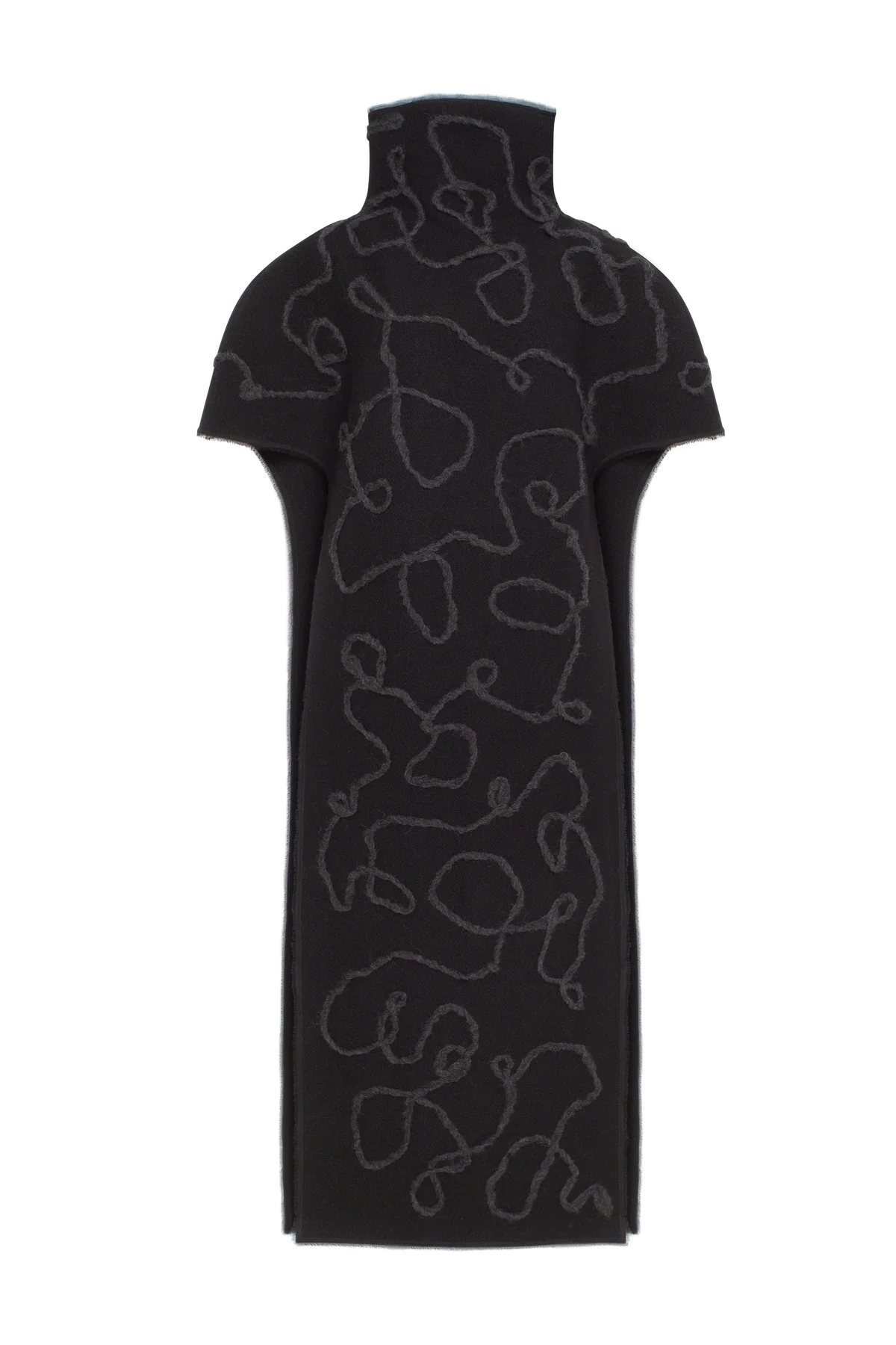 Short-Sleeve Pullover Coat