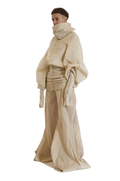 Venera — Cream Silk Suit